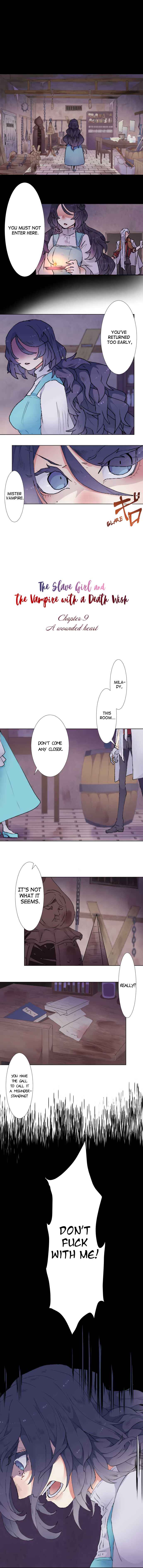 The Slave Girl and the Vampire with a Death Wish Chapter 9 - Page 1