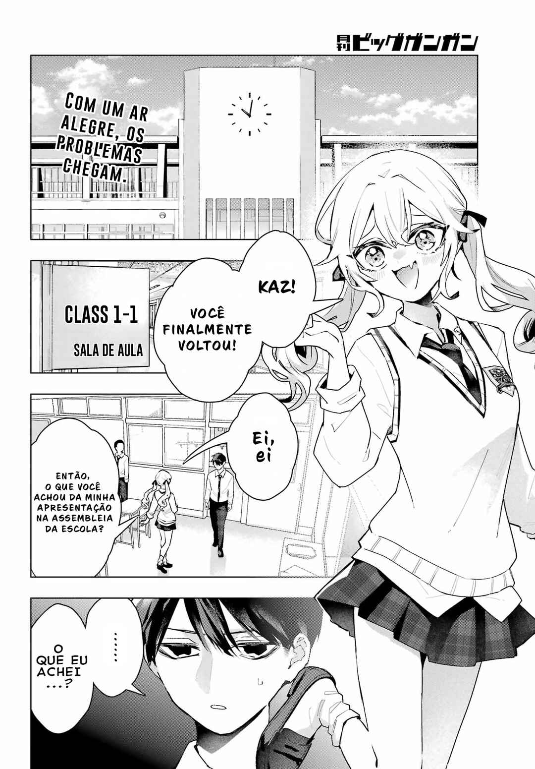 Anta to Osananajimi tte dake demo Iya nanoni!: Zekkou kara Hajimaru S-kyuu Bishoujo to no Gakuen Nariagari Seikatsu Chapter 12 - Page 3
