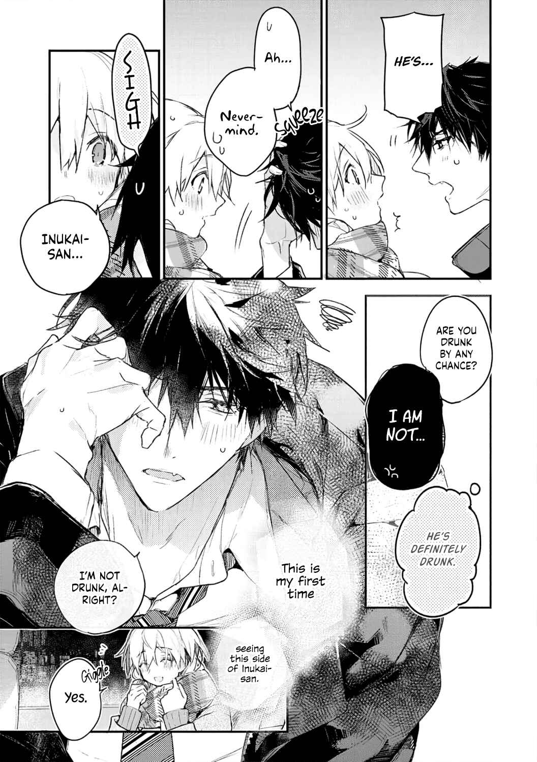 Inukai-san wa Kakure Dekiai Joushi - Konya dake wa "Suki" o Gaman Dekimasen! Chapter 1 - Page 28