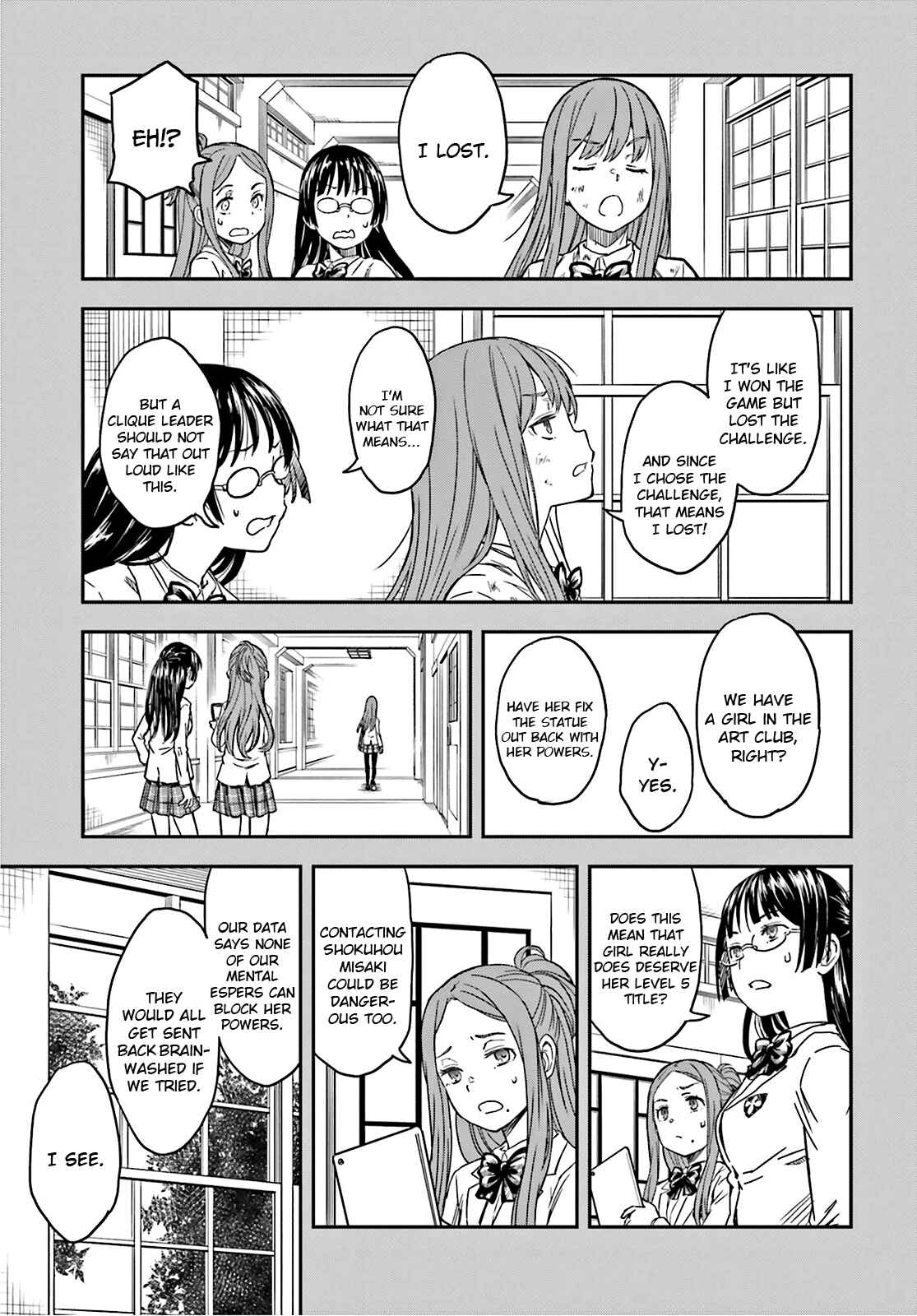 Toaru Majutsu no Index Gaiden: Toaru Kagaku no Railgun Chapter 132 - Page 16