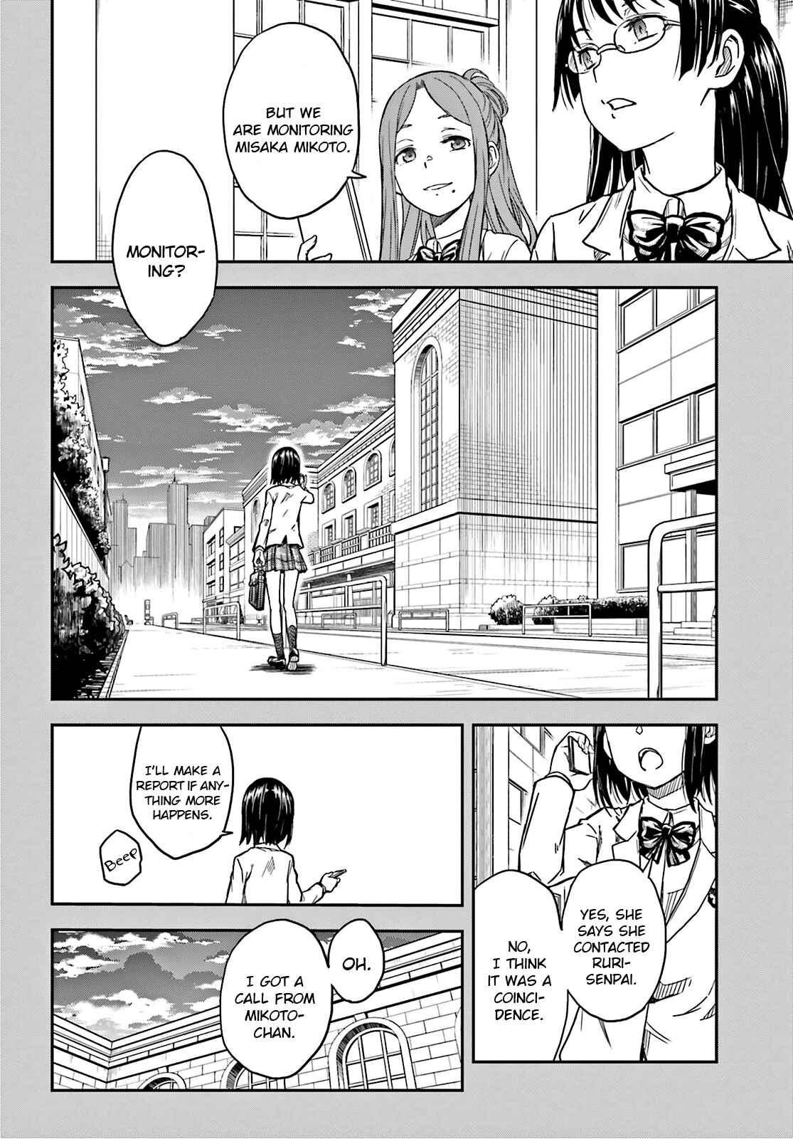 Toaru Majutsu no Index Gaiden: Toaru Kagaku no Railgun Chapter 132 - Page 17