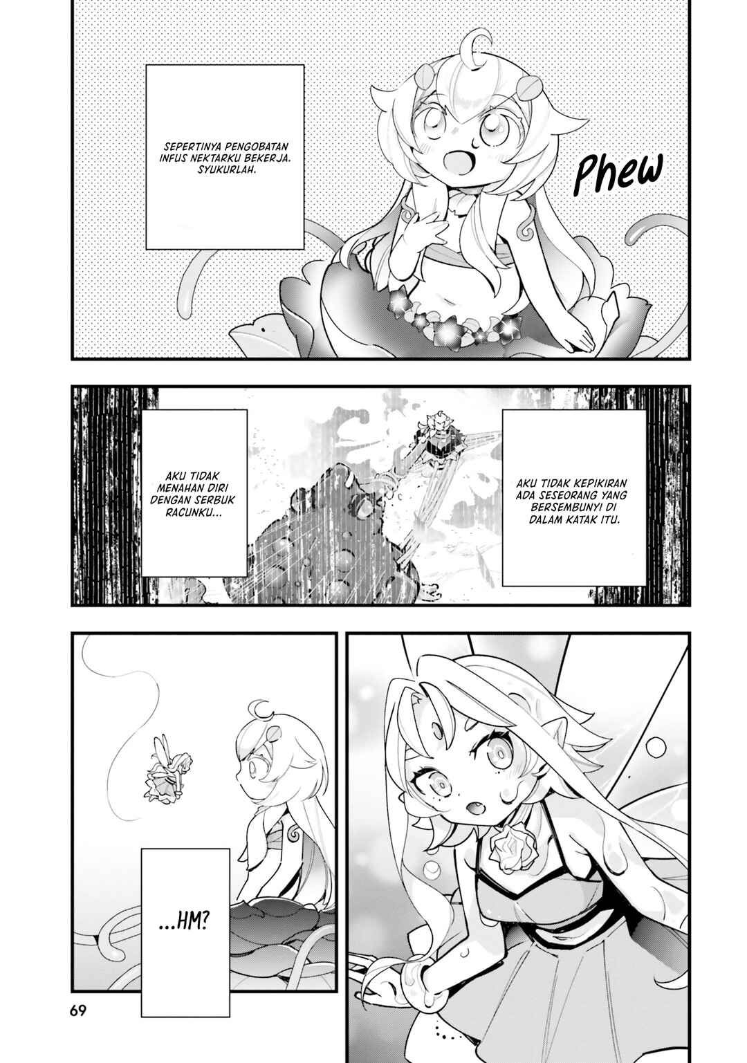 Shokubutsu Monster Musume Nikki: Seijo datta Watashi ga Uragirareta Hate ni Alraune ni Tensei Shite Shimatta node, kore kara wa Kougousei o Shinagara Shizuka ni Shokubutsu Life o Sugoshimasu Chapter 18 - Page 4