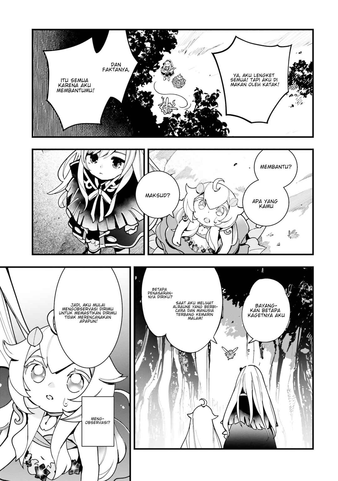 Shokubutsu Monster Musume Nikki: Seijo datta Watashi ga Uragirareta Hate ni Alraune ni Tensei Shite Shimatta node, kore kara wa Kougousei o Shinagara Shizuka ni Shokubutsu Life o Sugoshimasu Chapter 18 - Page 6