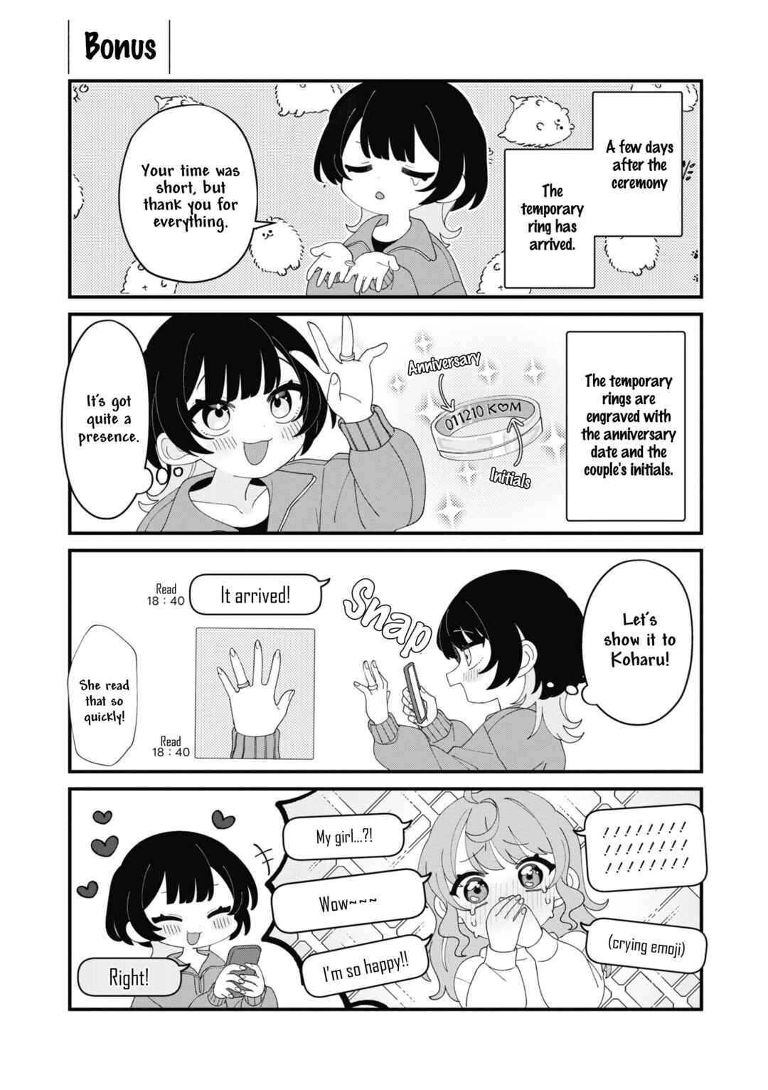 Koharu to Minato: Watashi no Partner wa Onnanoko Chapter 6 - Page 9