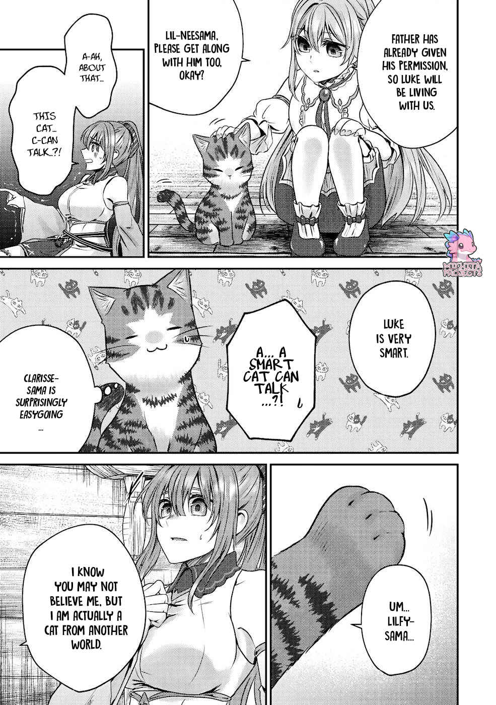 Wagahai wa Nekomadoushi de Aru: Kijitora Luke no Kaiteki Cheat Neko Seikatsu Chapter 4 - Page 22