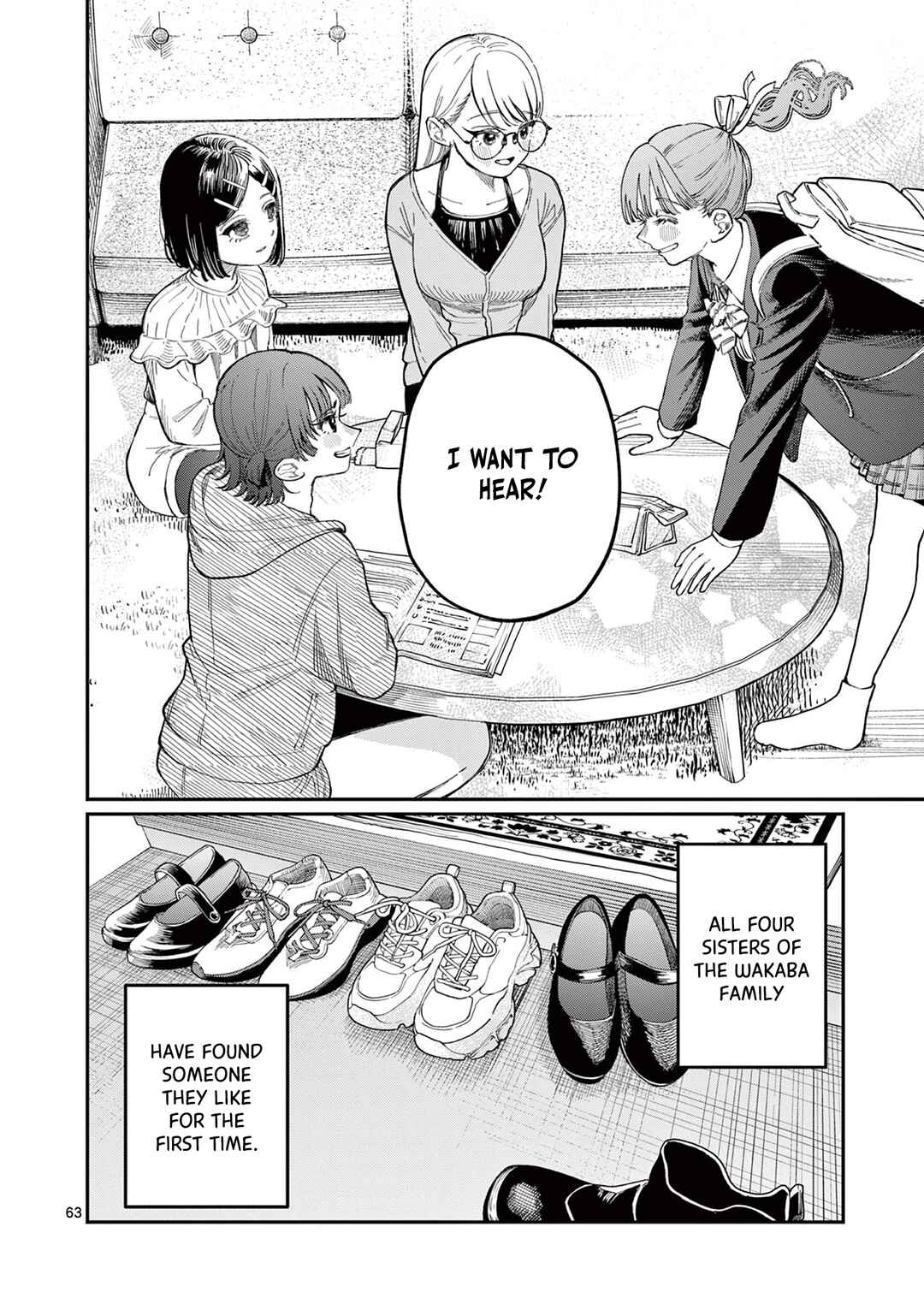 Wakaba-san Chi no Aoi Koi Chapter 1 - Page 62