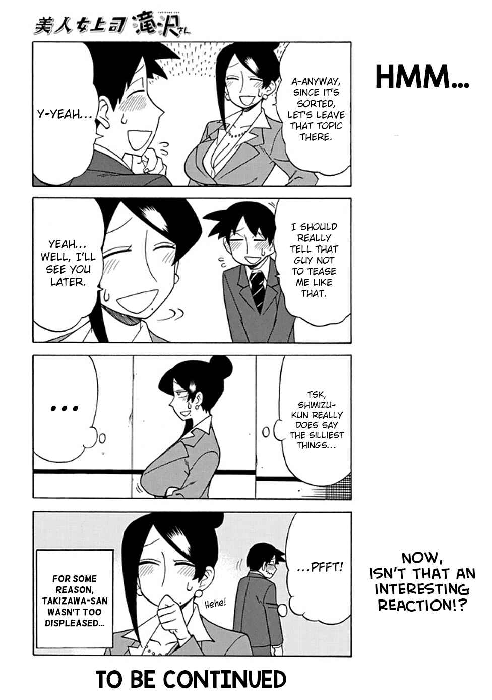 Bijin Onna Joushi Takizawa-san Chapter 68 - Page 4