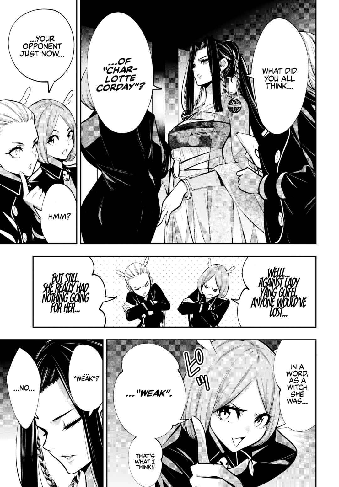 Majo Taisen - 32-nin no Isai no Majo wa Koroshiau Chapter 66 - Page 4