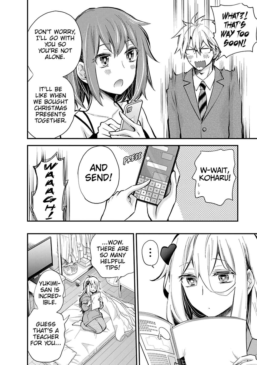 Shingeki no Eroko-san: Hen na Oneesan wa Danshi Kousei to Nakayoku Naritai Chapter 49 - Page 12