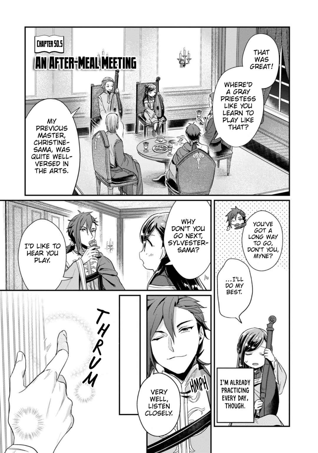 Honzuki no Gekokujou: Shisho ni Naru tame ni wa Shudan o Erandeiraremasen—Dai-2 Bu: Hon no Tamenara Miko ni Naru! Chapter 50.5 - Page 2