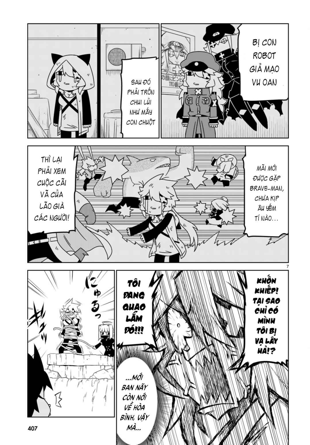 Zannen Onna Kanbu Black General-san Chapter 144 - Page 9