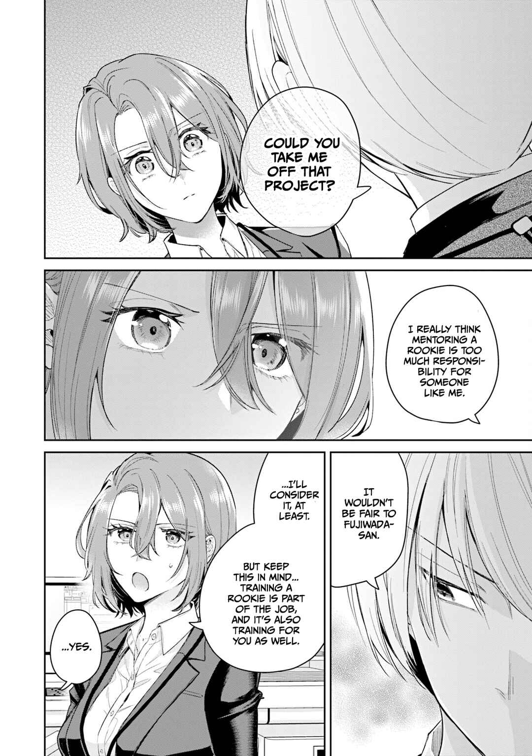 Misato-san wa Amasugi Joushi ni Chotto Kibishii Chapter 35 - Page 6