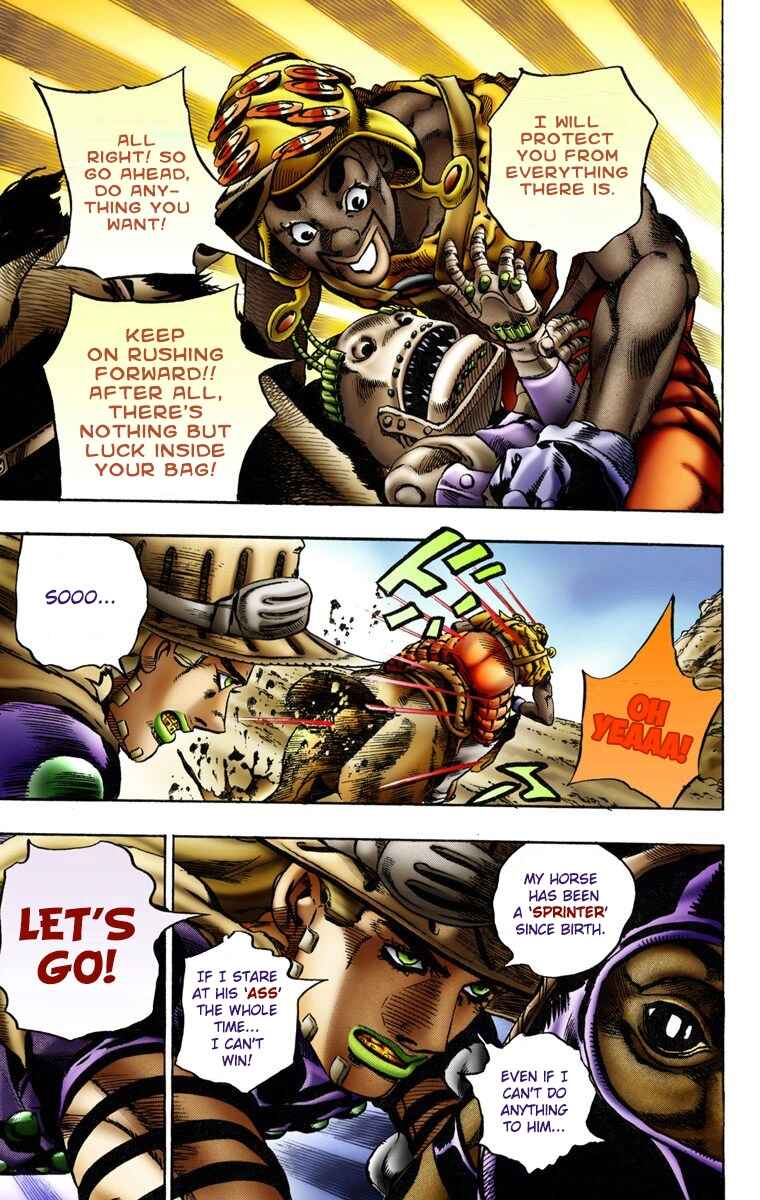 JoJo no Kimyou na Bouken: Part 7 - Steel Ball Run Color-ban Chapter 10 - Page 13