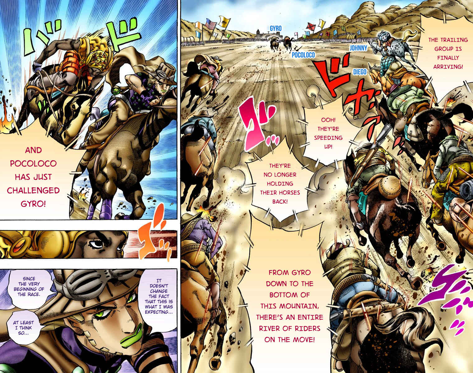 JoJo no Kimyou na Bouken: Part 7 - Steel Ball Run Color-ban Chapter 10 - Page 25