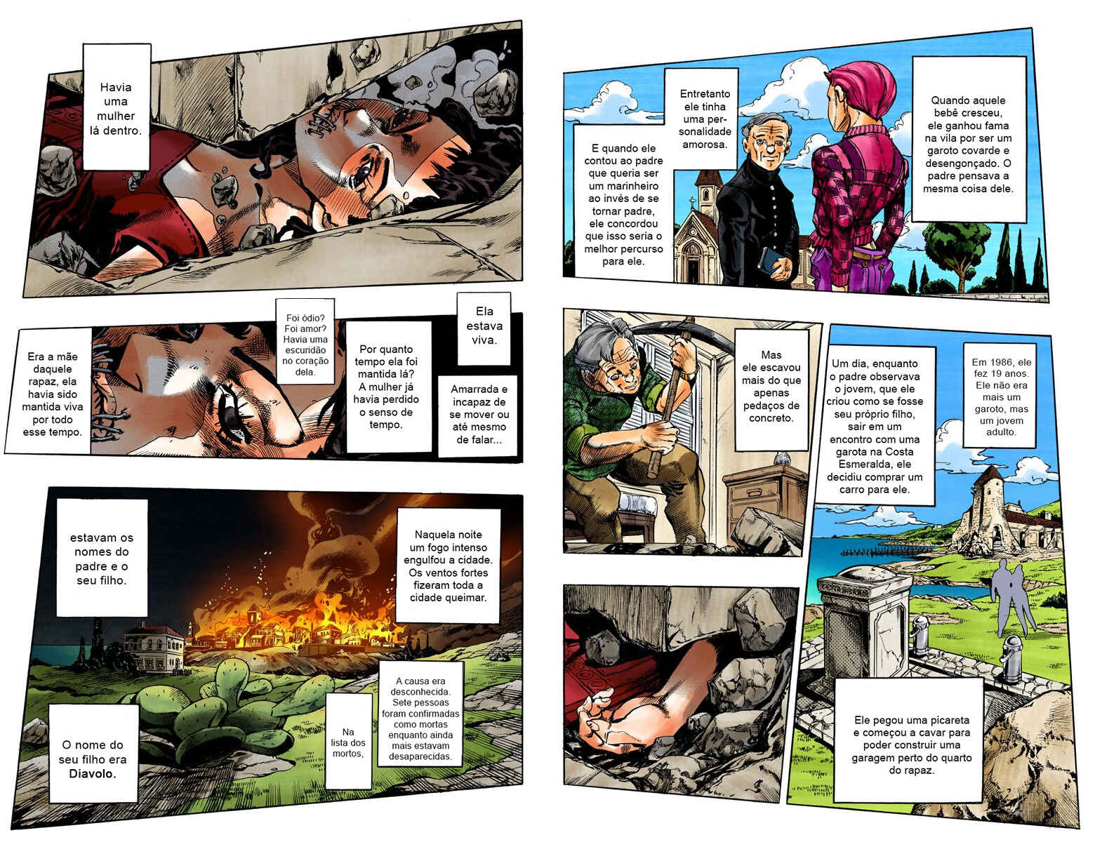 JoJo no Kimyou na Bouken: Part 5 - Ougon no Kaze Color-ban Chapter 130 - Page 2