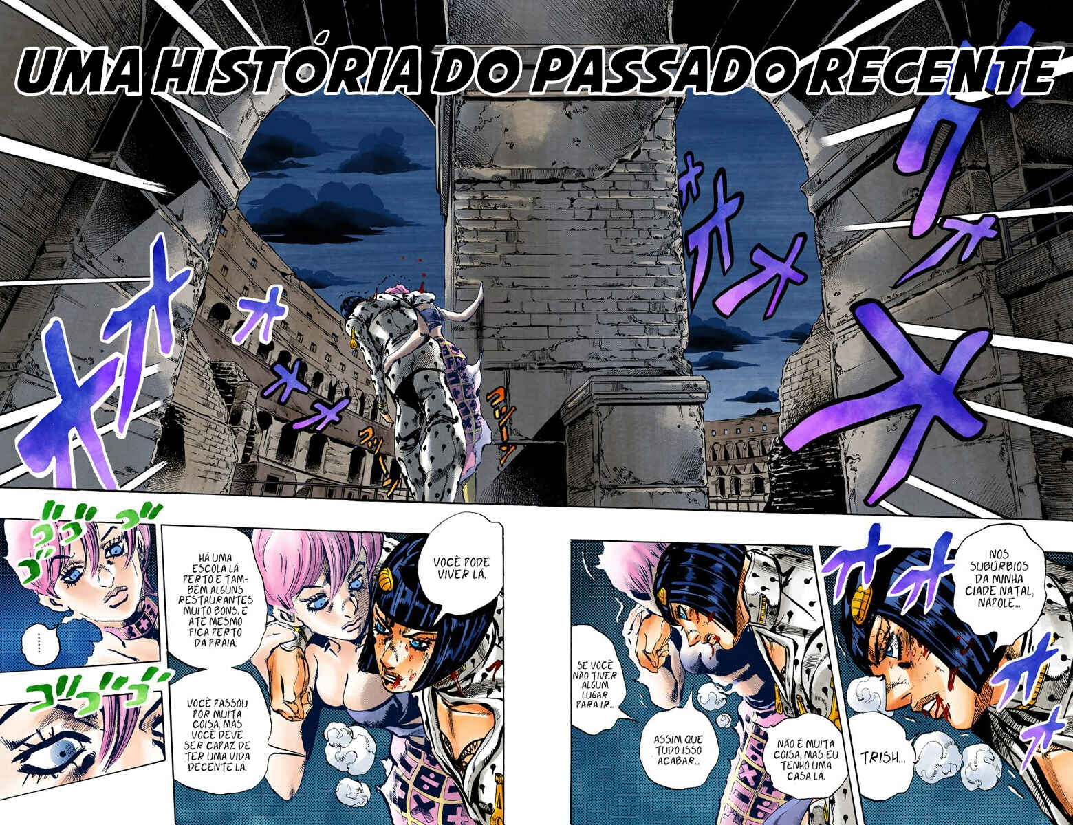 JoJo no Kimyou na Bouken: Part 5 - Ougon no Kaze Color-ban Chapter 130 - Page 3