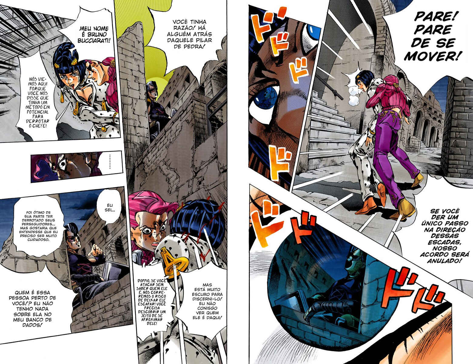 JoJo no Kimyou na Bouken: Part 5 - Ougon no Kaze Color-ban Chapter 130 - Page 5