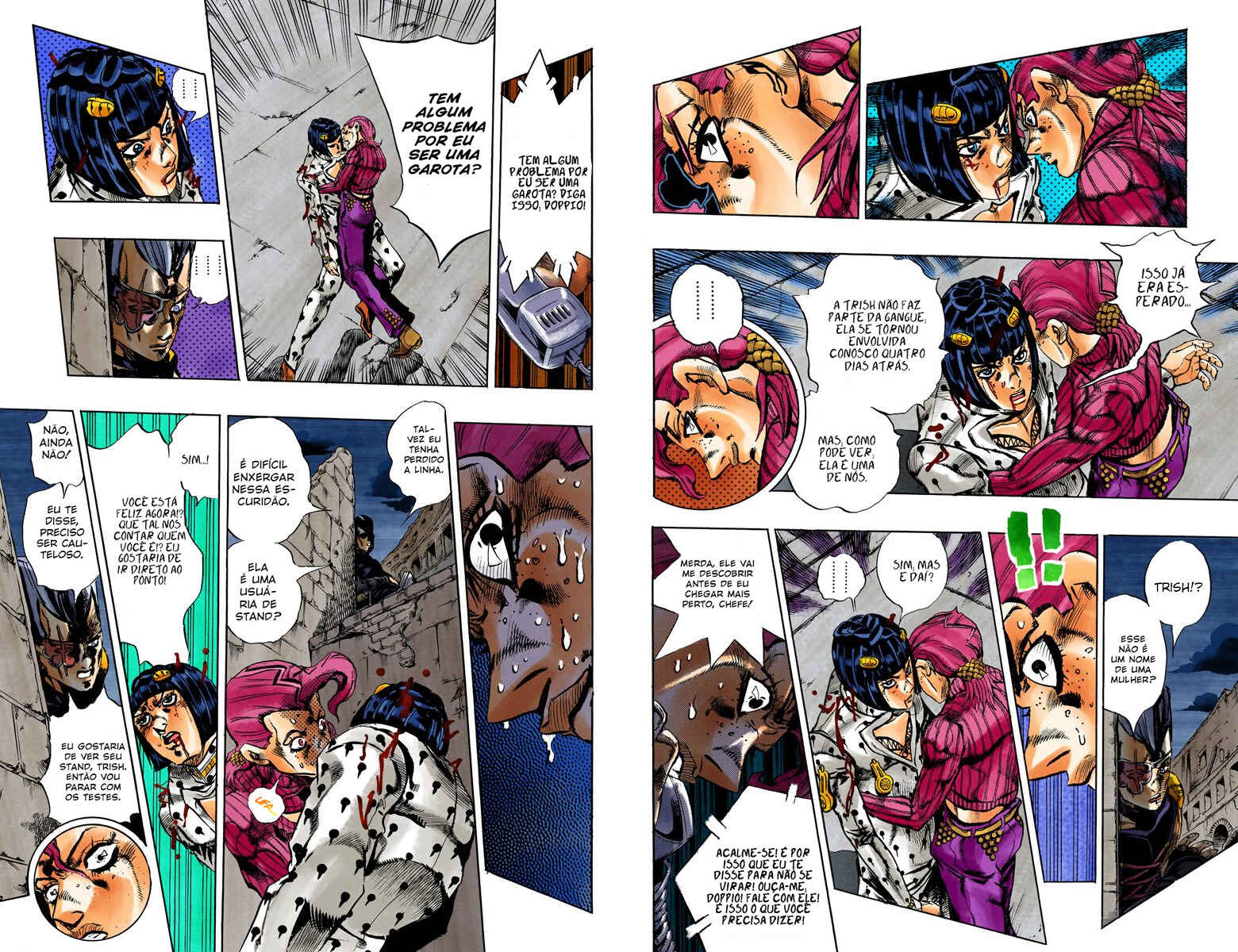 JoJo no Kimyou na Bouken: Part 5 - Ougon no Kaze Color-ban Chapter 130 - Page 6