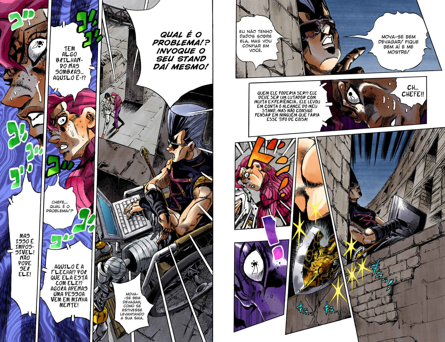 JoJo no Kimyou na Bouken: Part 5 - Ougon no Kaze Color-ban Chapter 130 - Page 7