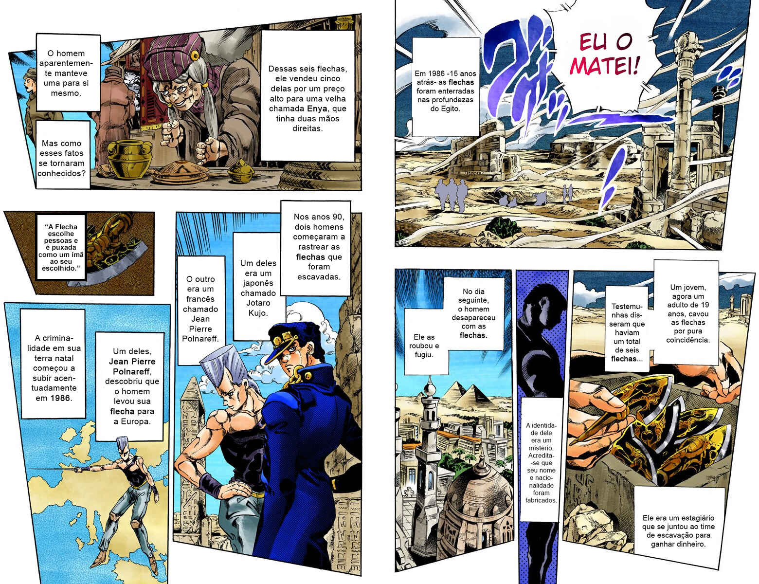 JoJo no Kimyou na Bouken: Part 5 - Ougon no Kaze Color-ban Chapter 130 - Page 8