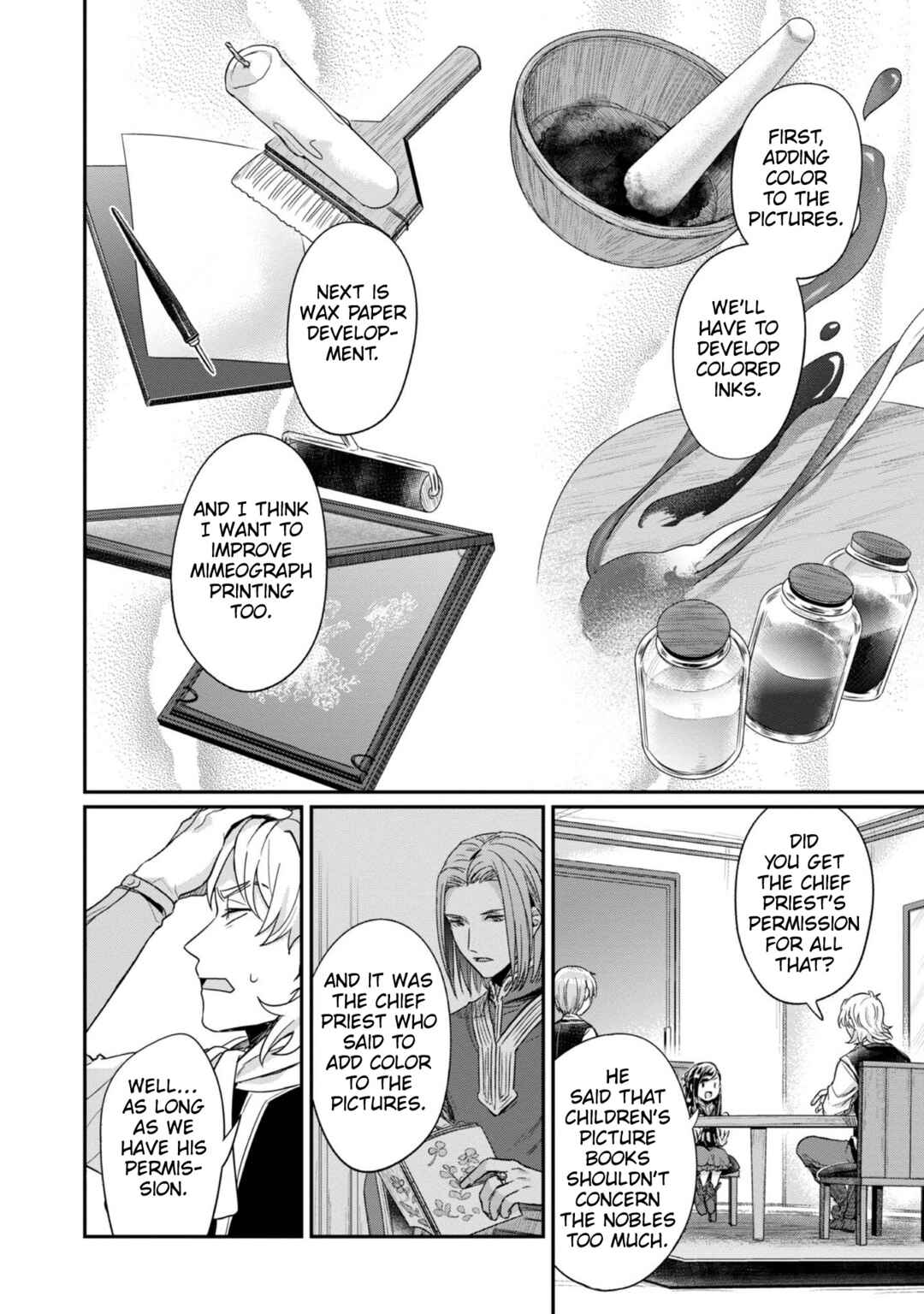 Honzuki no Gekokujou: Shisho ni Naru tame ni wa Shudan o Erandeiraremasen—Dai-2 Bu: Hon no Tamenara Miko ni Naru! Chapter 52 - Page 5