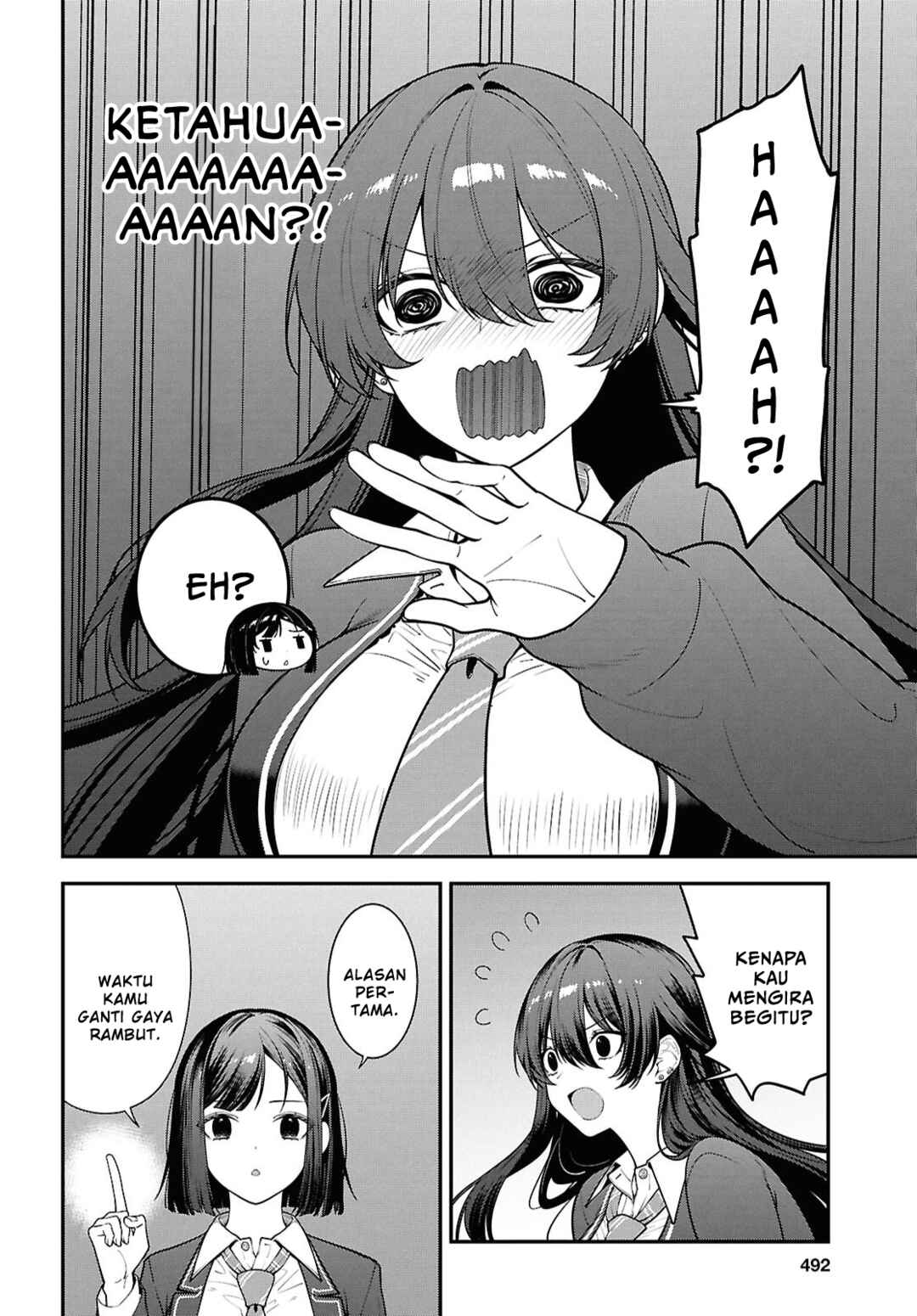 Tonari no Seki no Yankee Shimizu-san ga Kami wo Kuroku Sometekita Chapter 13 - Page 4