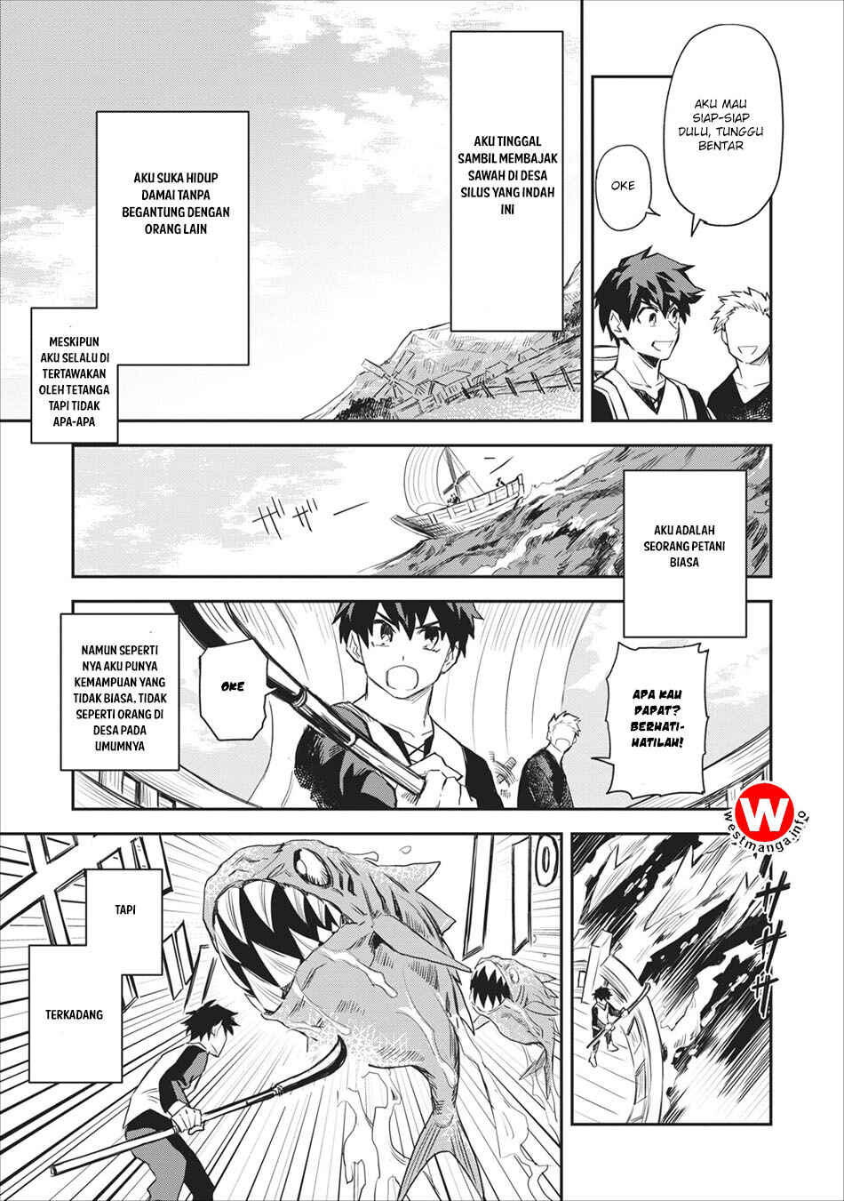 Noumin Kanren no Skill bakka Agetetara Nazeka Tsuyoku Natta. Chapter 1 - Page 6