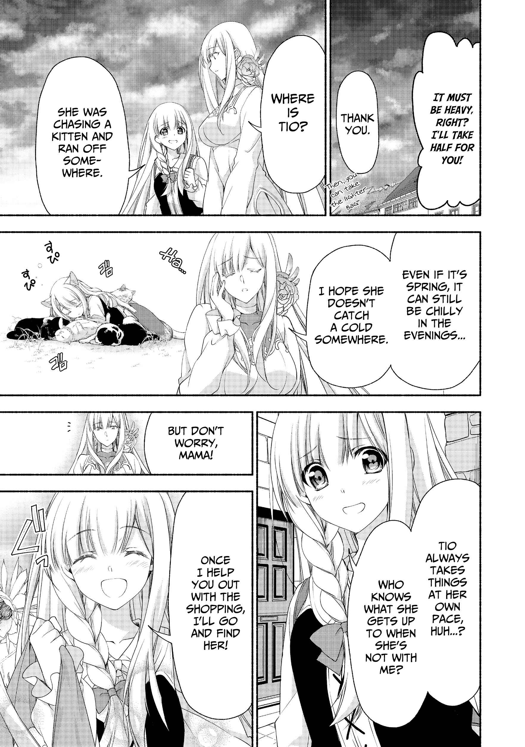 Moto Kizoku Reijou de Mikon no Haha Desuga, Musumetachi ga Kawaii Sugite Boukenshagyo mo Ku ni Narimasen Chapter 4 - Page 11