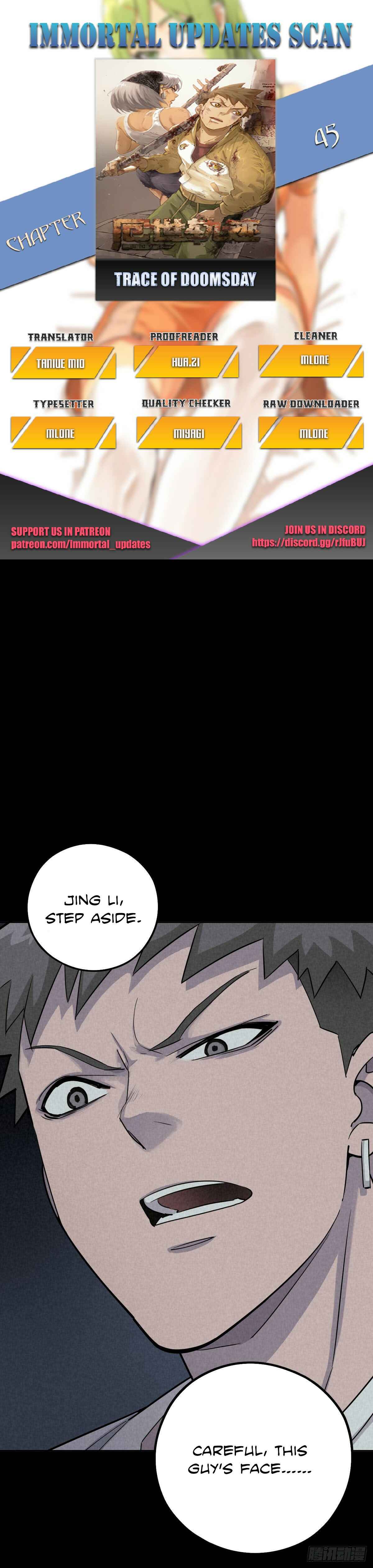 Trace of Doomsday Chapter 45 - Page 1