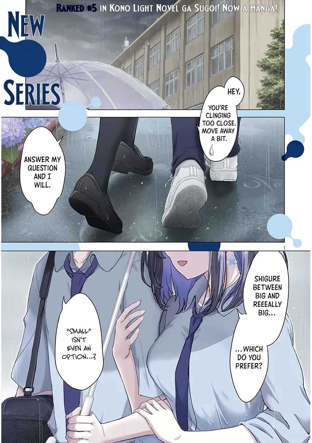Amamori Junna wa Shitsudo ga Takai Chapter 1 - Page 1