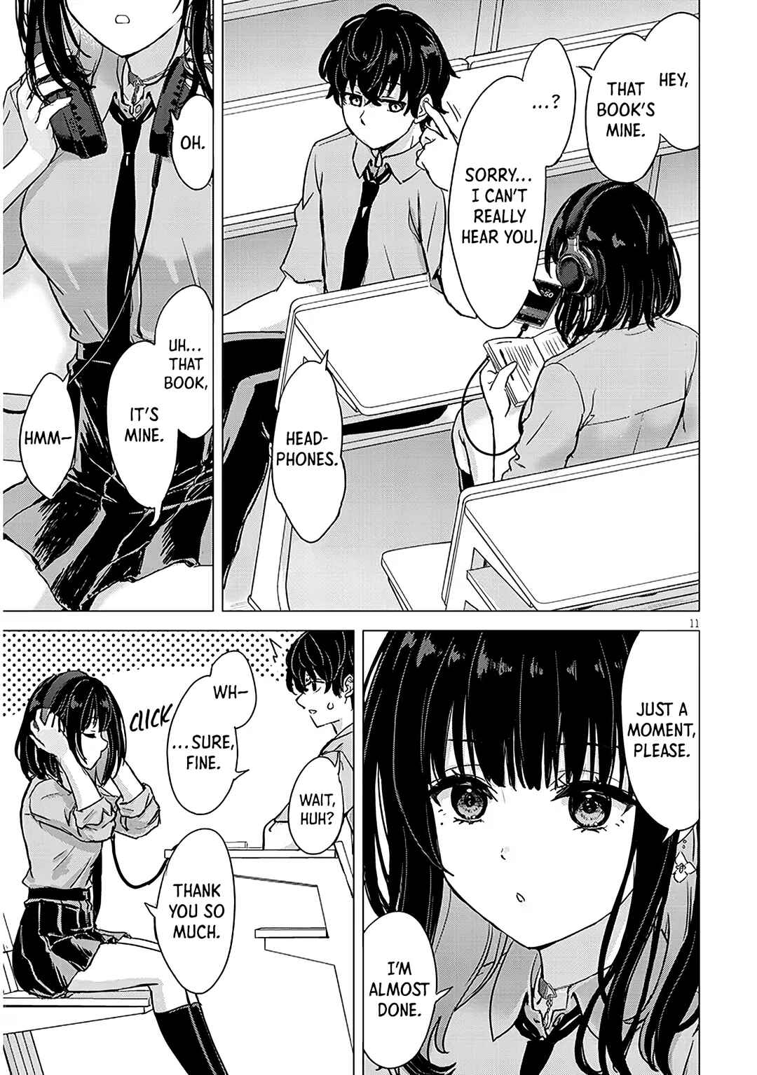 Amamori Junna wa Shitsudo ga Takai Chapter 1 - Page 11