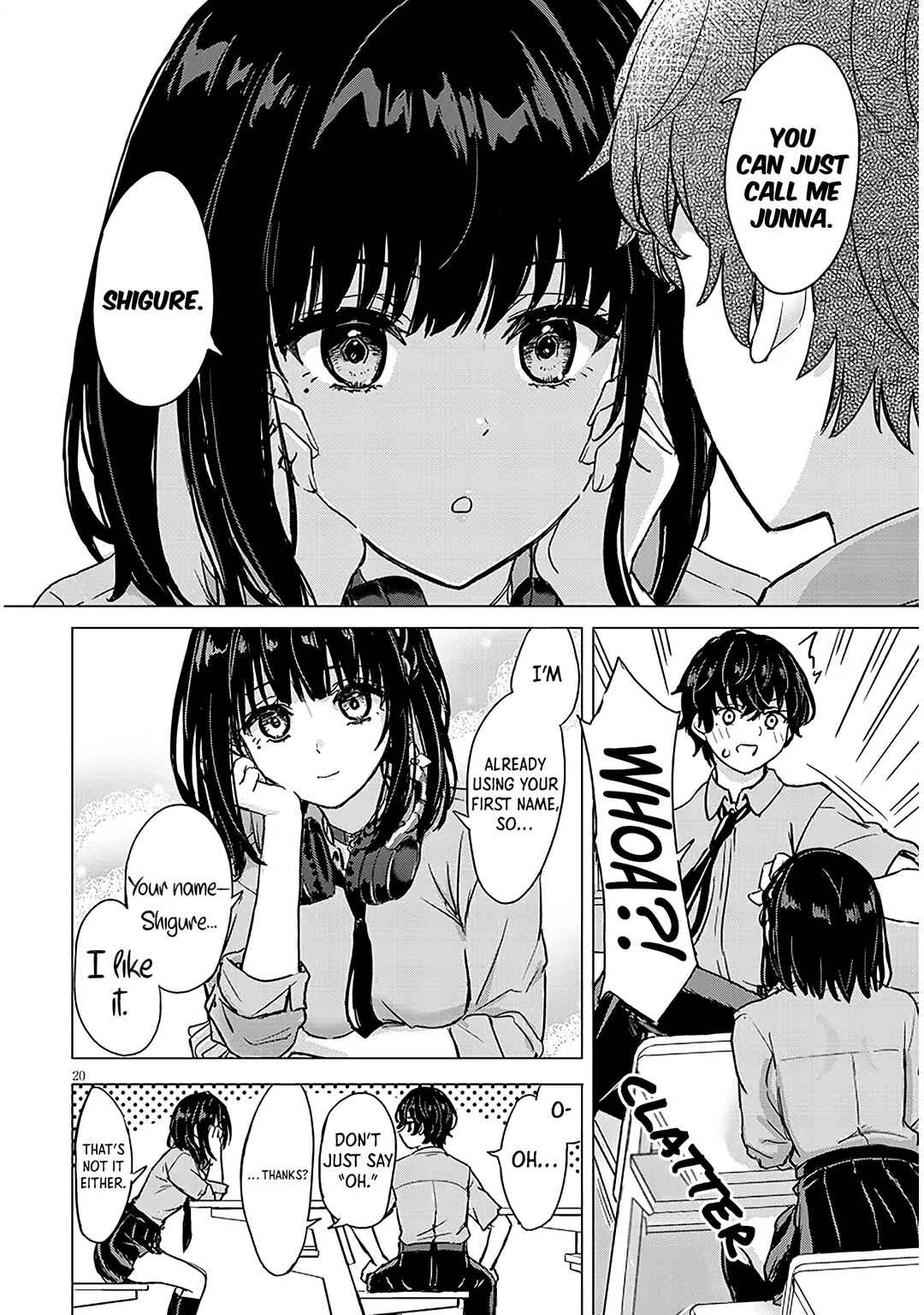Amamori Junna wa Shitsudo ga Takai Chapter 1 - Page 20