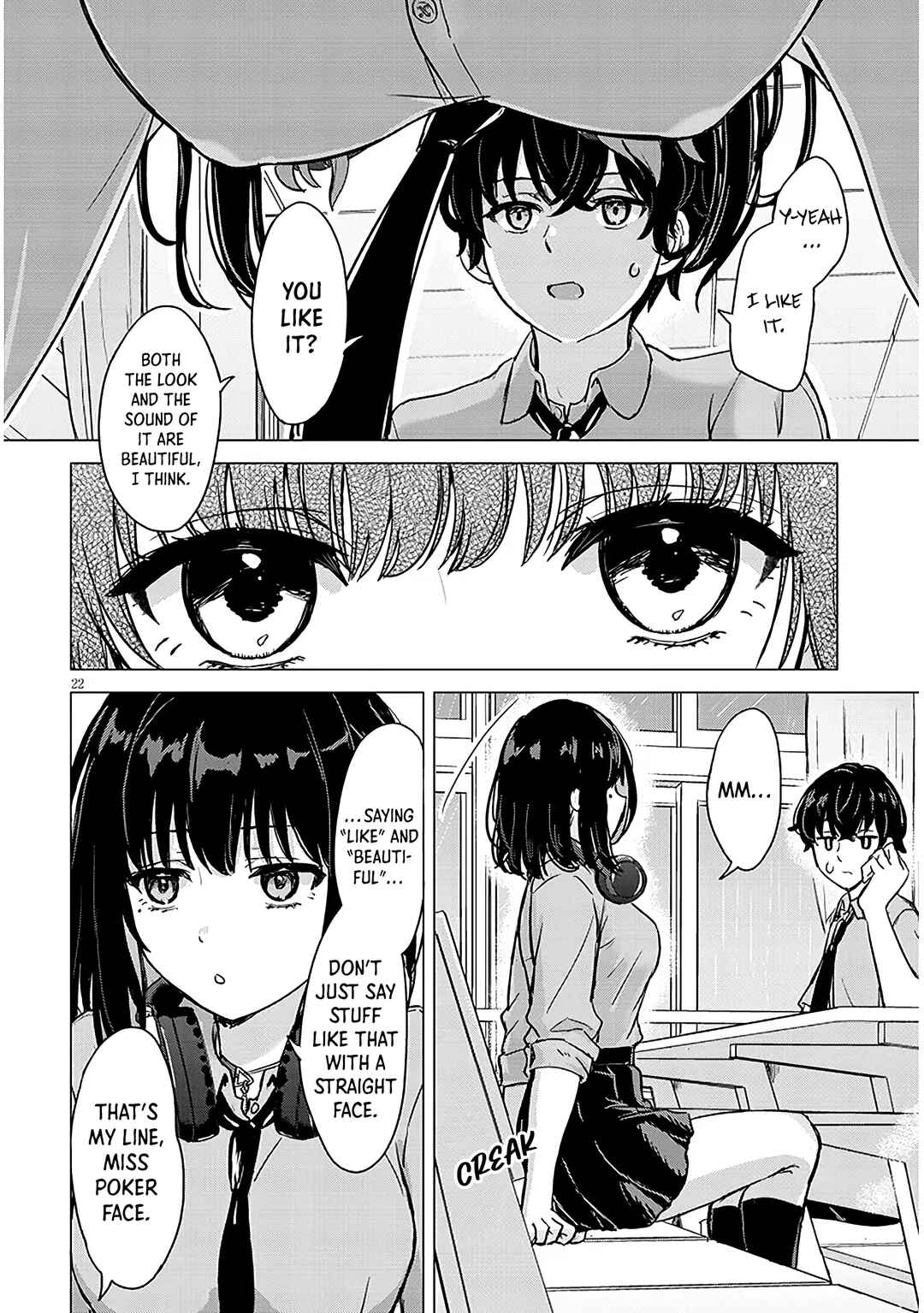 Amamori Junna wa Shitsudo ga Takai Chapter 1 - Page 22