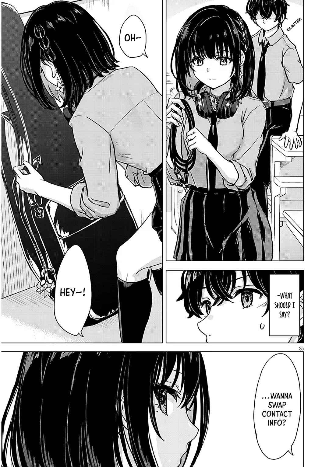Amamori Junna wa Shitsudo ga Takai Chapter 1 - Page 35