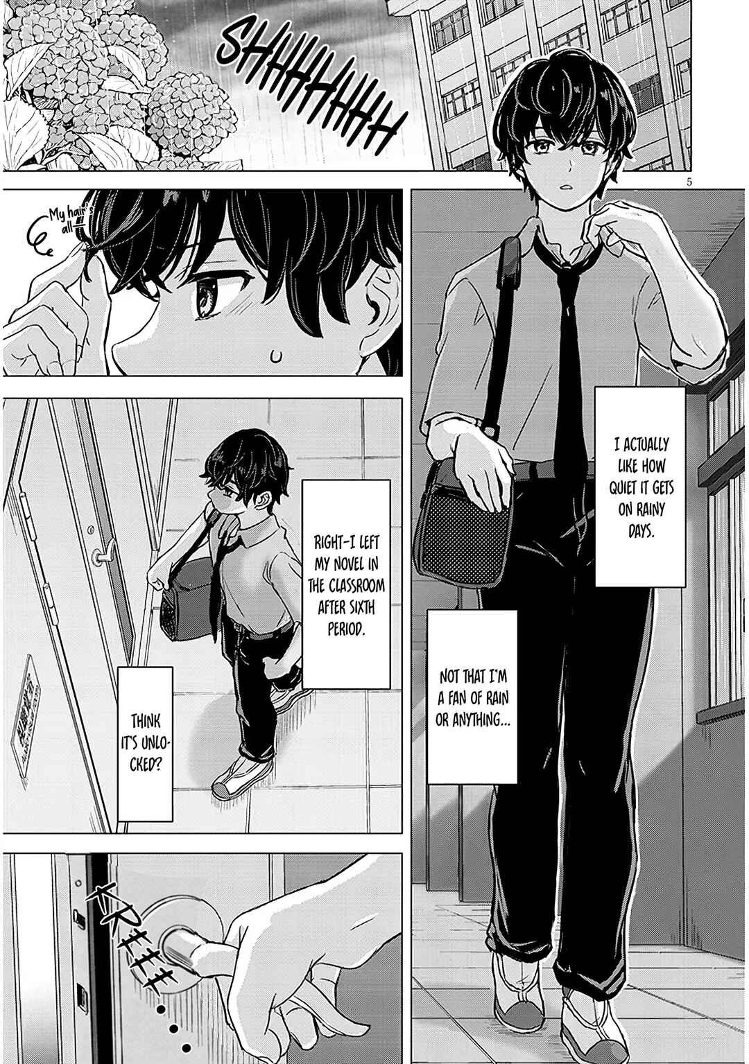 Amamori Junna wa Shitsudo ga Takai Chapter 1 - Page 5