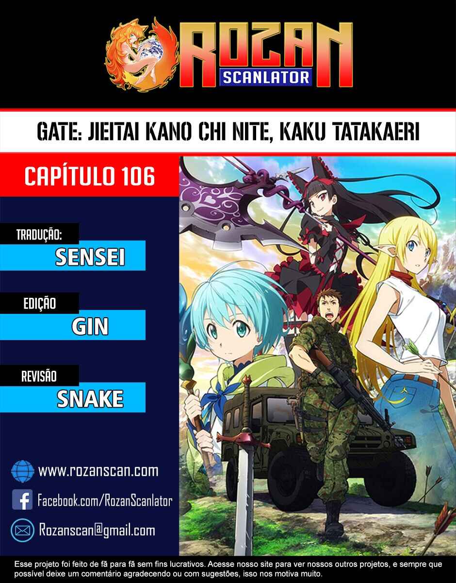 GATE - Jieitai Kanochi nite, Kaku Tatakaeri Chapter 106 - Page 1