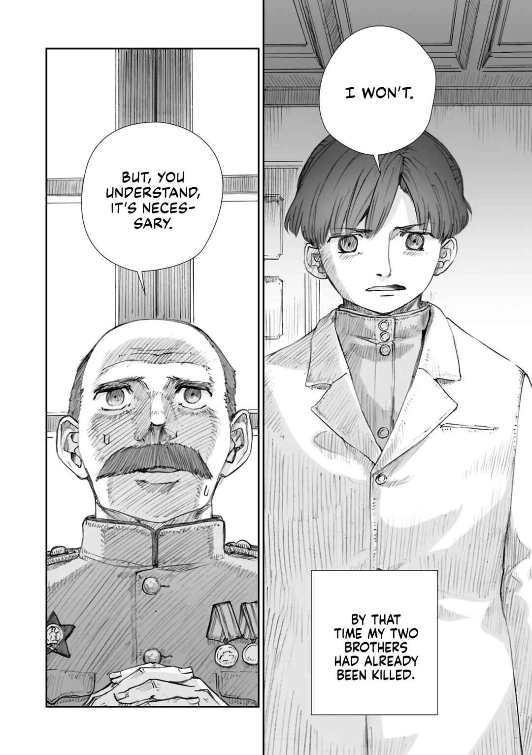 Sensou wa Onna no Kao wo Shiteinai Chapter 27.2 - Page 4