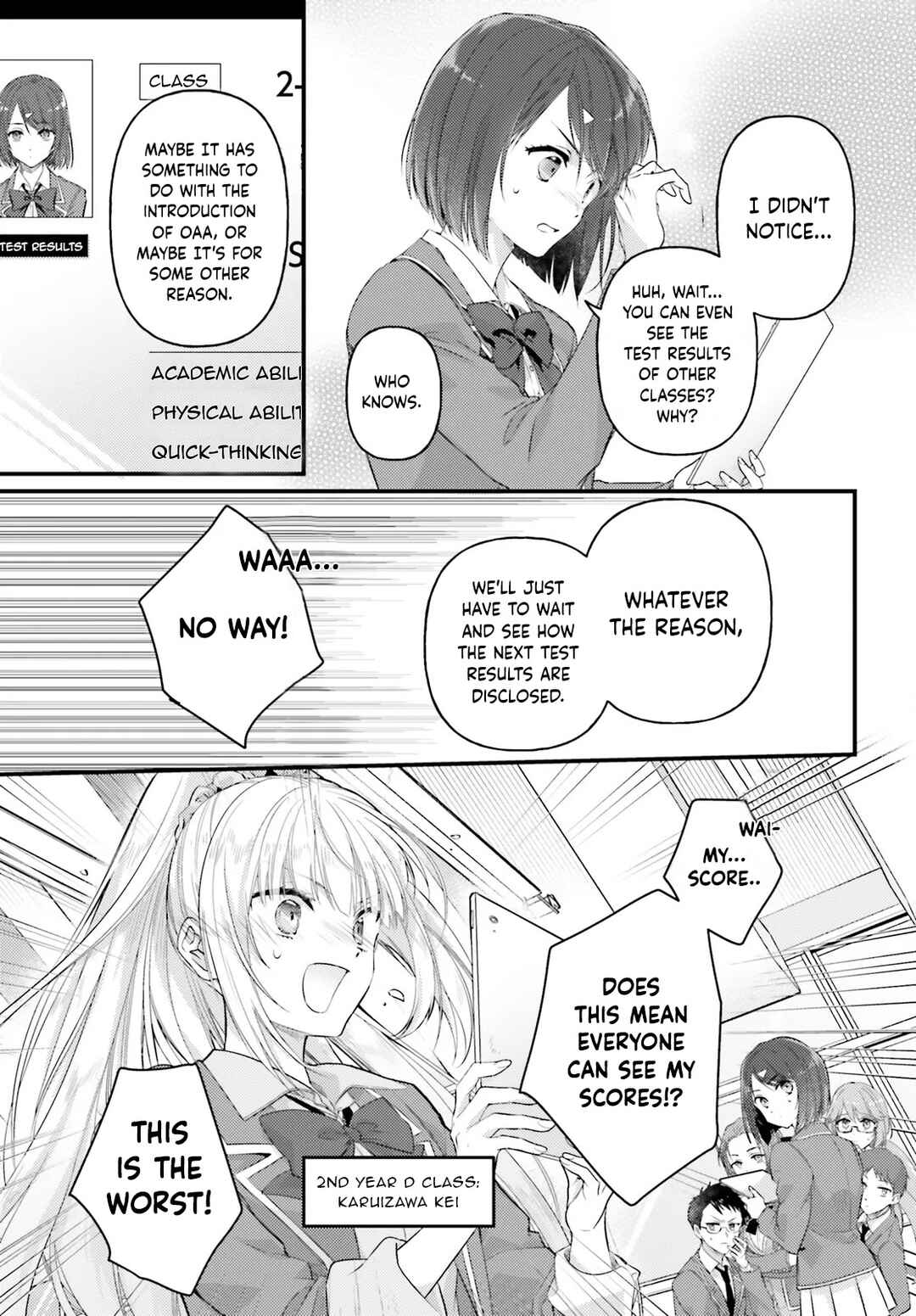 Youkoso Jitsuryoku Shijou Shugi no Kyoushitsu e 2-nensei-hen 2nd Stage Chapter 1 - Page 20