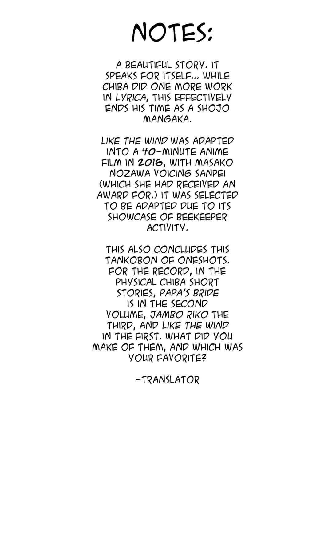 Tetsuya Chiba Short Stories - Shojo Manga Chapter 20 - Page 48