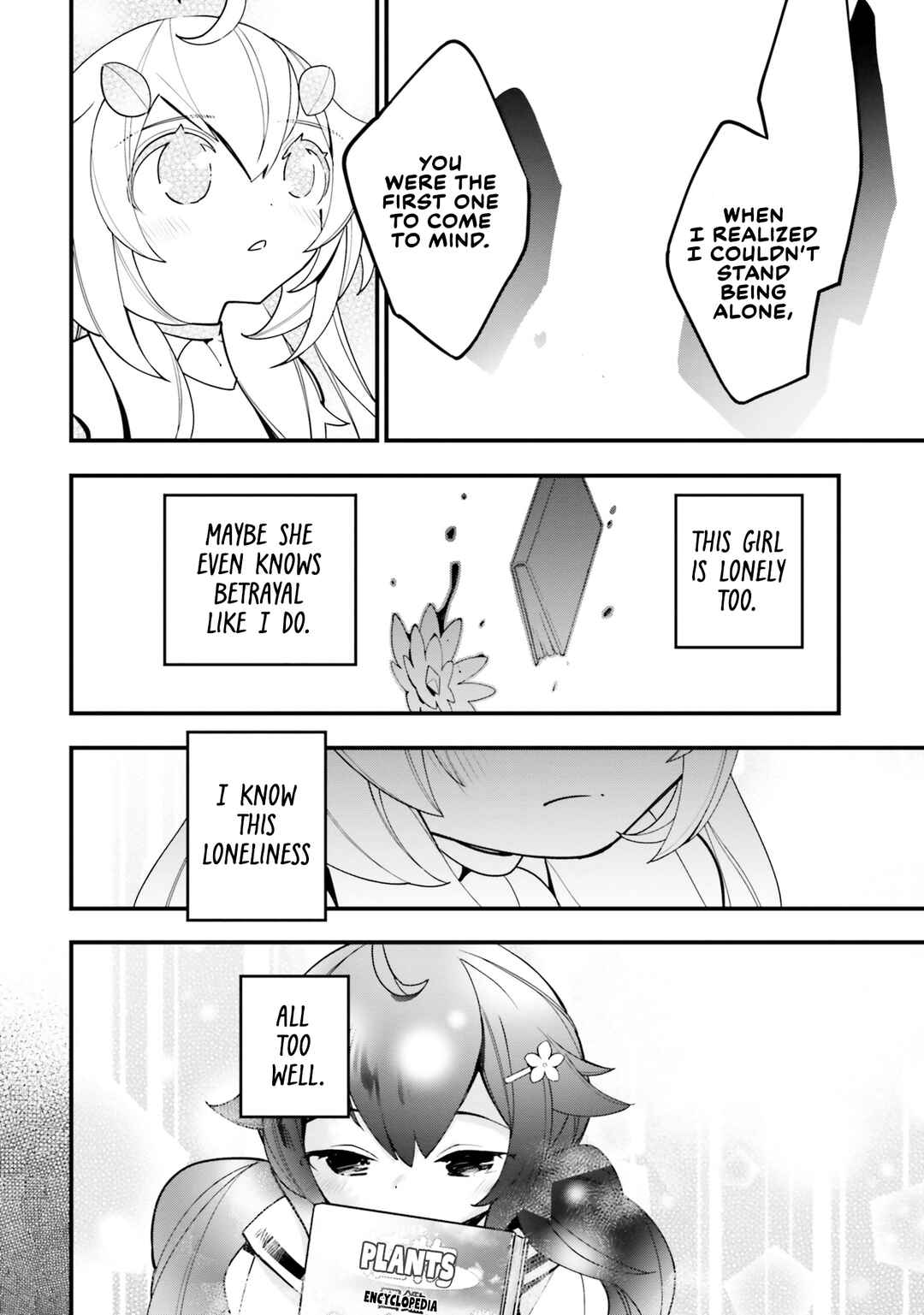 Shokubutsu Monster Musume Nikki: Seijo datta Watashi ga Uragirareta Hate ni Alraune ni Tensei Shite Shimatta node, kore kara wa Kougousei o Shinagara Shizuka ni Shokubutsu Life o Sugoshimasu Chapter 15 - Page 19