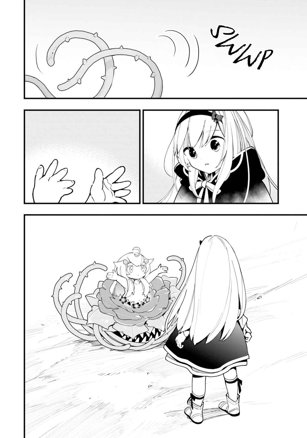 Shokubutsu Monster Musume Nikki: Seijo datta Watashi ga Uragirareta Hate ni Alraune ni Tensei Shite Shimatta node, kore kara wa Kougousei o Shinagara Shizuka ni Shokubutsu Life o Sugoshimasu Chapter 15 - Page 23