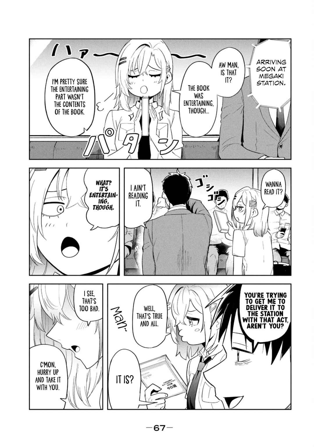 Asa no Tsuukin Densha de, Yatara to Hanashikakete Kuru Joshikousei. Chapter 4 - Page 11