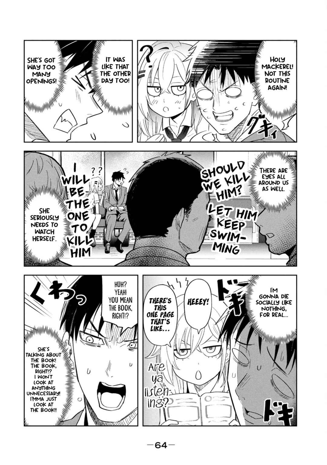 Asa no Tsuukin Densha de, Yatara to Hanashikakete Kuru Joshikousei. Chapter 4 - Page 8