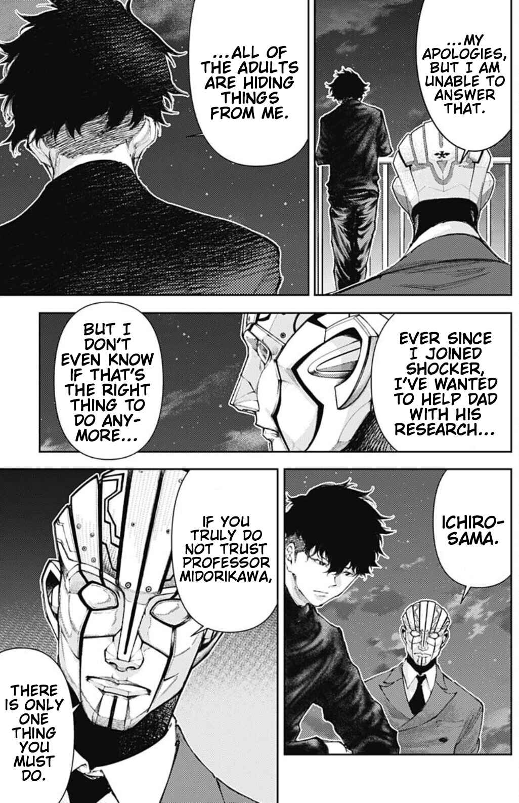 There is No True Peace in this World -Shin Kamen Rider Shocker Side- Chapter 19 - Page 9