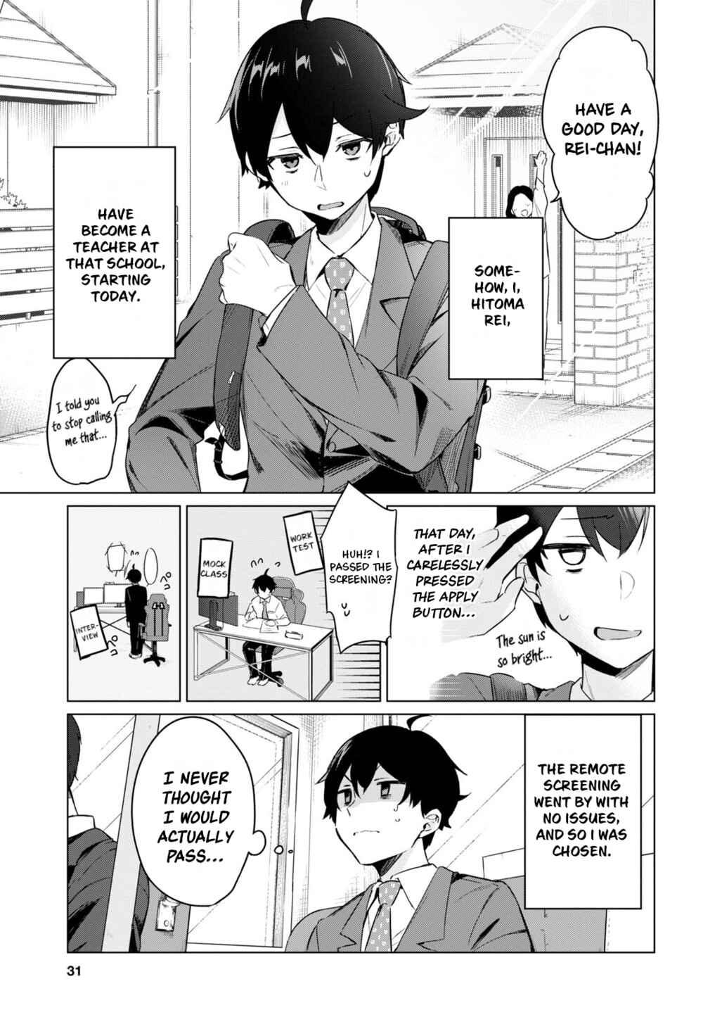 Jingai Kyoushitsu no Ningengirai Kyoushi - Hitoma-sensei, Watashi-tachi ni Ningen wo Oshiete Kuremasu ka......? Chapter 1 - Page 11