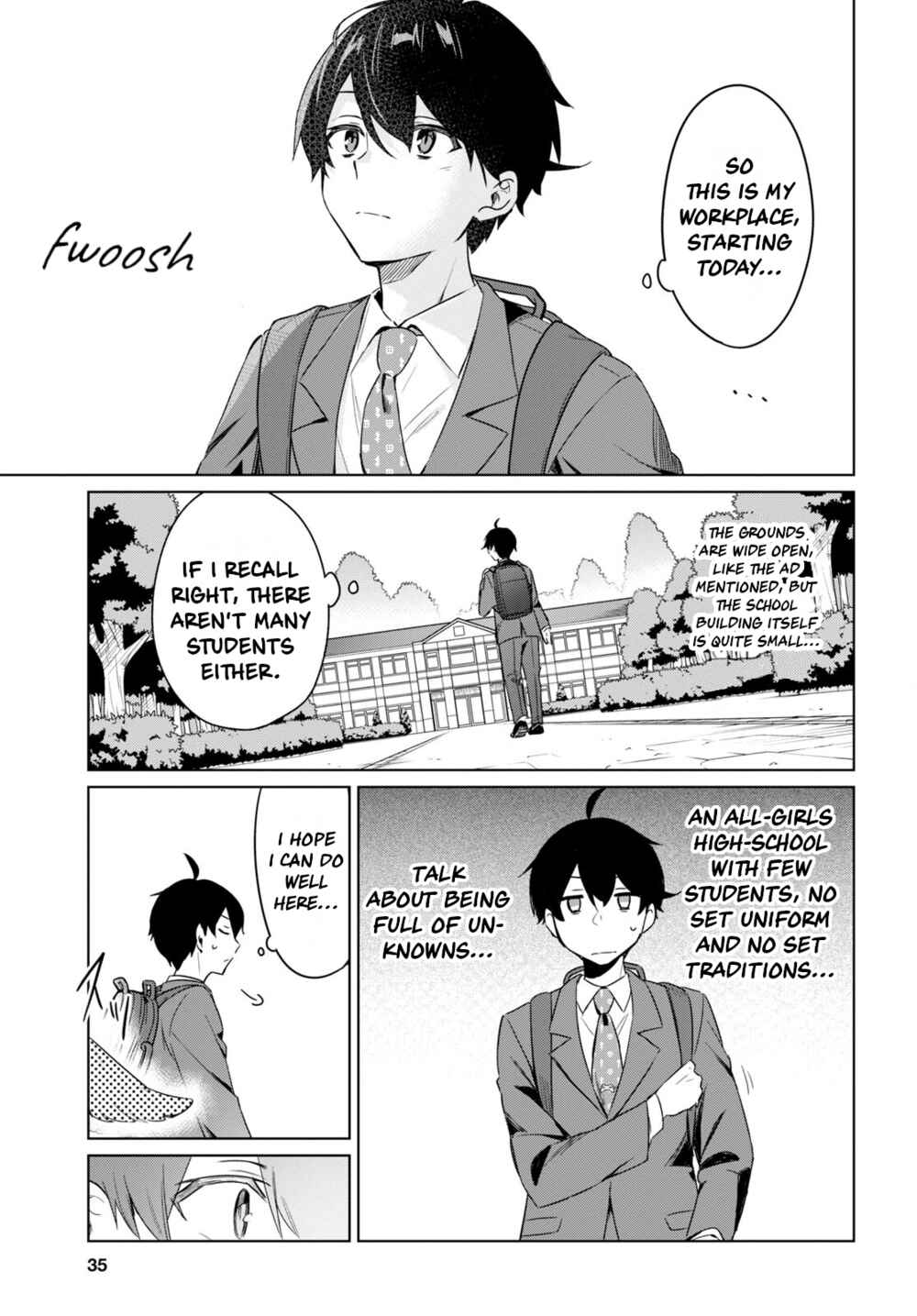 Jingai Kyoushitsu no Ningengirai Kyoushi - Hitoma-sensei, Watashi-tachi ni Ningen wo Oshiete Kuremasu ka......? Chapter 1 - Page 15