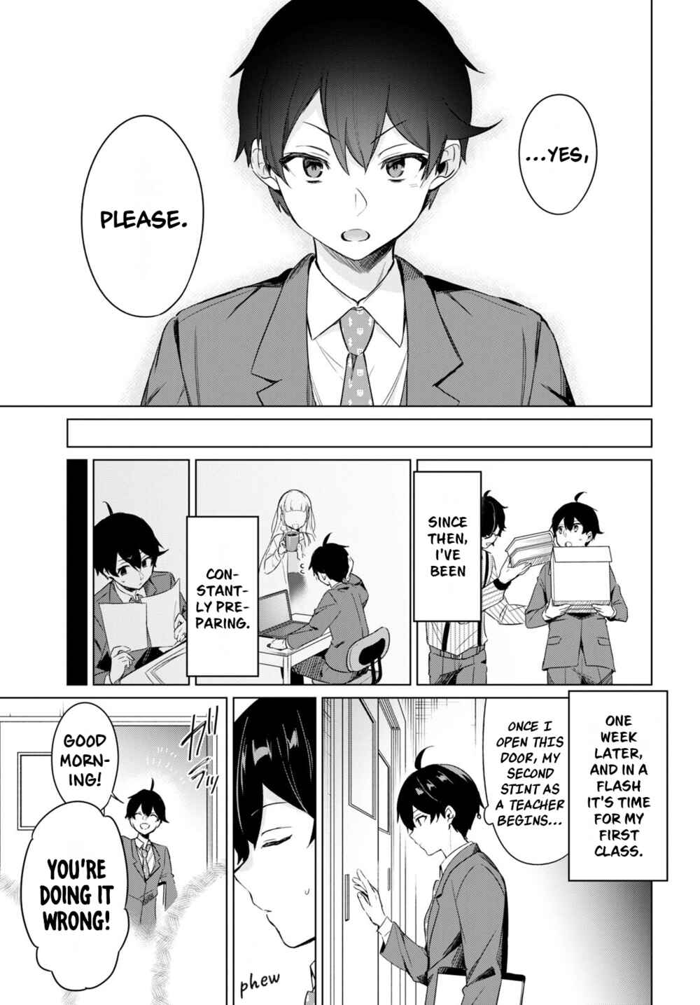 Jingai Kyoushitsu no Ningengirai Kyoushi - Hitoma-sensei, Watashi-tachi ni Ningen wo Oshiete Kuremasu ka......? Chapter 1 - Page 27