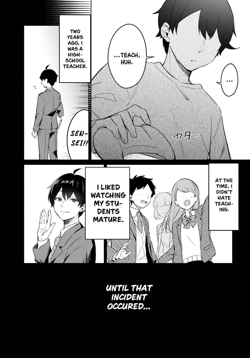 Jingai Kyoushitsu no Ningengirai Kyoushi - Hitoma-sensei, Watashi-tachi ni Ningen wo Oshiete Kuremasu ka......? Chapter 1 - Page 5