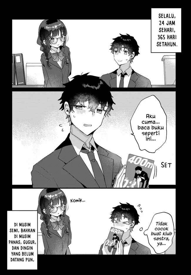 Chiisakute Kawaii Bungeibu no Chiteki na Senpai o, Hiza no Ue ni Nosetara Mainichi Suwattekuru you ni natta Chapter 2.1 - Page 2