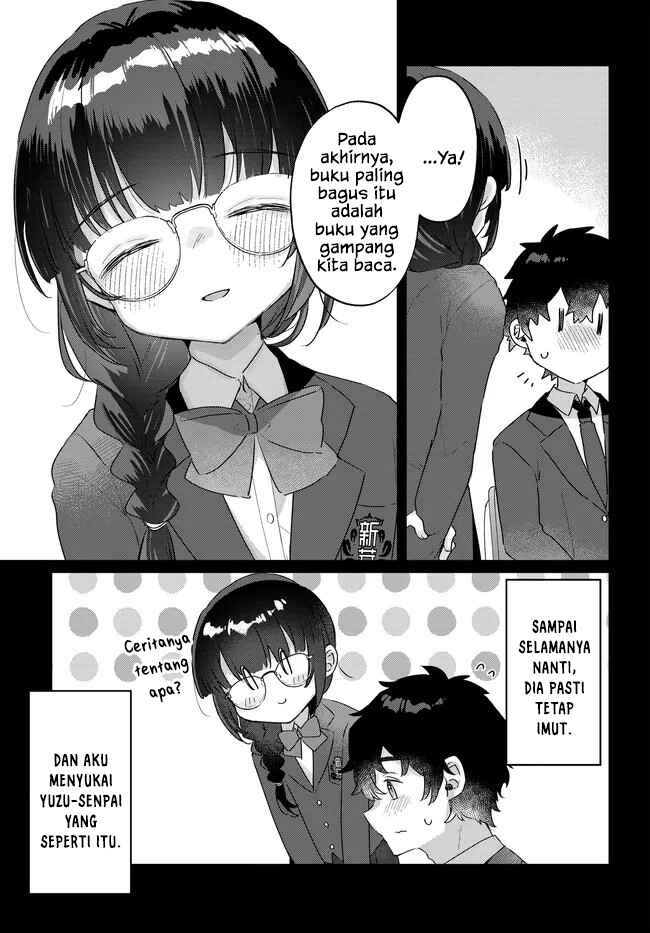 Chiisakute Kawaii Bungeibu no Chiteki na Senpai o, Hiza no Ue ni Nosetara Mainichi Suwattekuru you ni natta Chapter 2.1 - Page 3